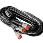 Lisatulede juhtmestik kolmele tulele